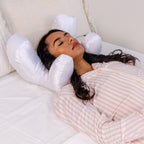Flawless Face Pillow Cloud three-quarter view