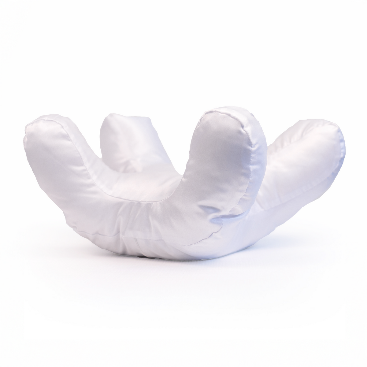 Included white charmeuse satin pillowcase